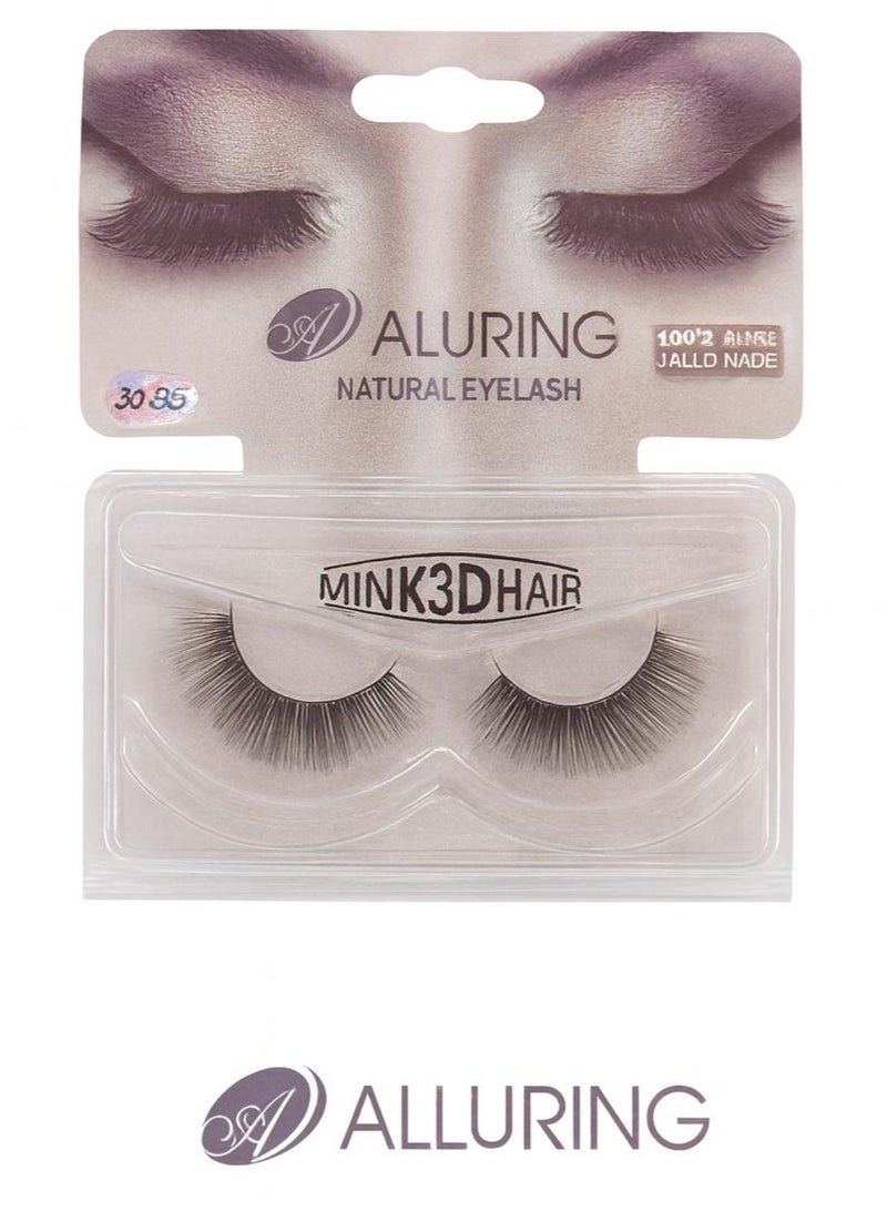 ALLURING Handmade 25mm false eyelashes, soft 3D false eyelashes 03 for women